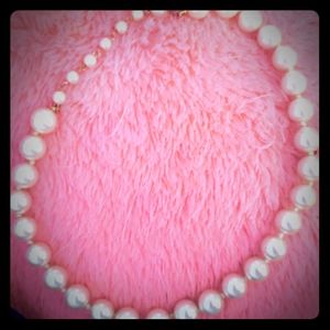 Authentic large pear necklace